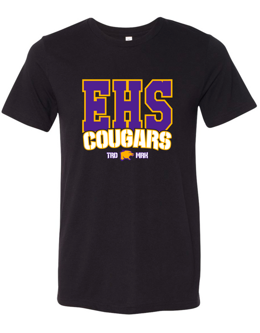 Escalon Cougars - TRD MRK - Black Apparel - MULTIPLE APPAREL STYLES