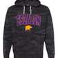Escalon Cougars - Arched Head- Black Camo Apparel - MULTIPLE APPAREL STYLES