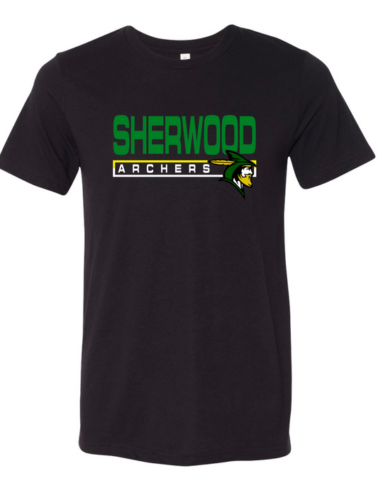 Sherwood Archers- Rectangle - BLACK APPAREL - MULTIPLE STYLES