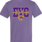 Escalon Youth Cougars - Logo Through - PURPLE APPAREL - Multiple Shirt Styles