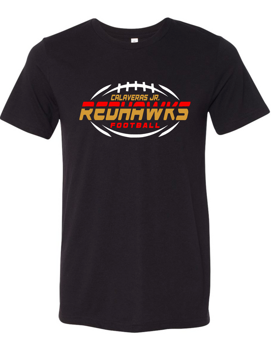 Calaveras Jr. Redhawks - FOOTBALL- BLACK APPAREL  - Multiple Shirt Styles