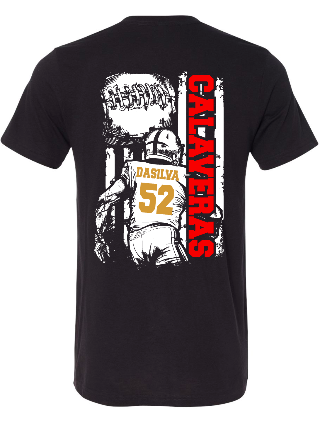 Calaveras Jr. Redhawks - Football FLAG- CUSTOMIZABLE - Multiple Shirt Styles