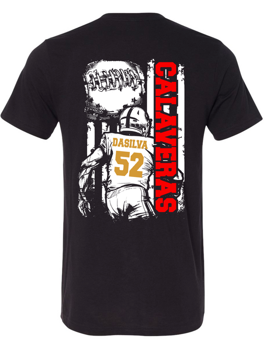 Calaveras Jr. Redhawks - Football FLAG- CUSTOMIZABLE - Multiple Shirt Styles