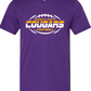 Escalon Youth Cougars - Football 2- PURPLE APPAREL - Multiple Shirt Styles