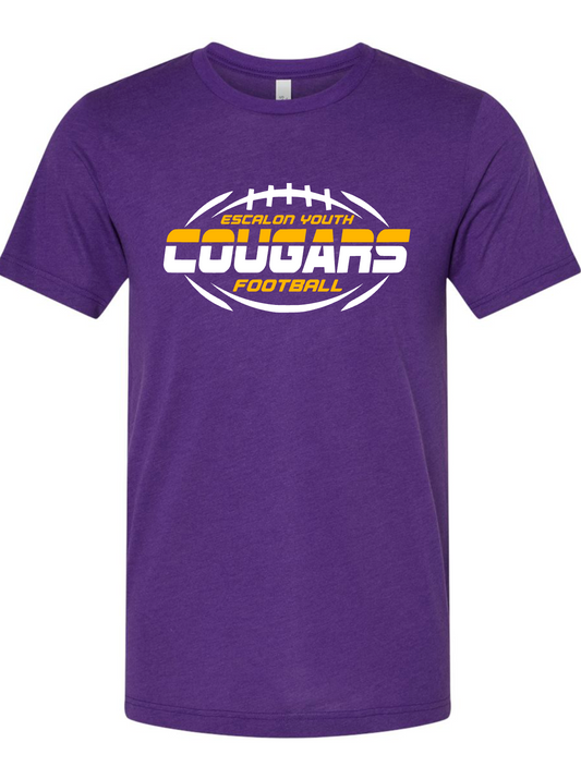 EYC - Football 2- PURPLE APPAREL - Multiple Shirt Styles
