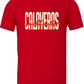 Calaveras Jr. Redhawks - CURSIVE - RED APPAREL - Multiple Shirt Styles