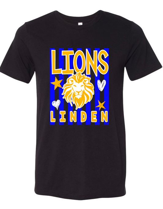 Linden Lions - STRIPE - Multiple Shirt Styles