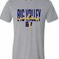 Big Valley Sabres - GREY Cursive - MULTIPLE SHIRT STYLES
