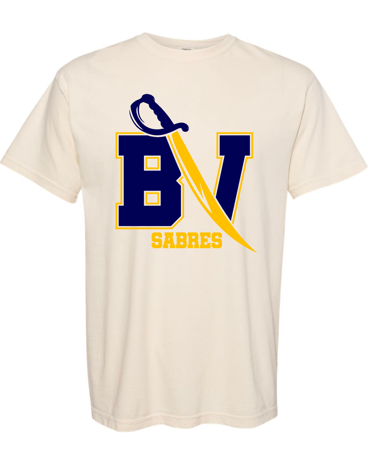 Big Valley Sabres - Cream Logo - MULTIPLE SHIRT STYLES