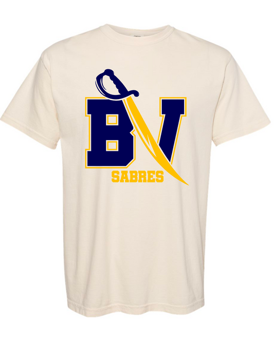 Big Valley Sabres - Cream Logo - MULTIPLE SHIRT STYLES