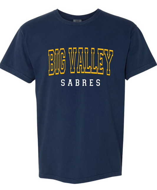 Big Valley Sabres -Arch- MULTIPLE SHIRT STYLES