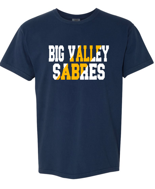 Big Valley Sabres - Strike Through - MULTIPLE SHIRT STYLES