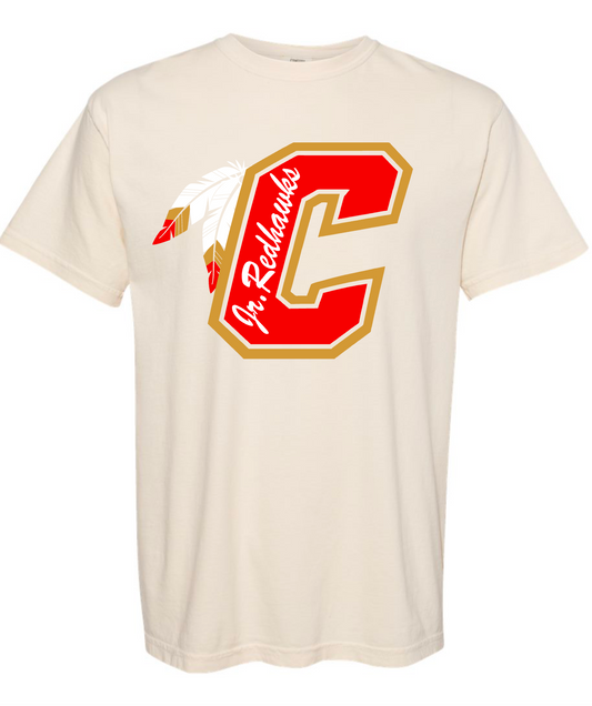 Calaveras Jr. Redhawks - C CALAVERAS - CREAM APPAREL - Multiple Shirt Styles