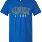 Linden Lions - Simple Arch - BLUE APPAREL - Multiple Shirt Styles
