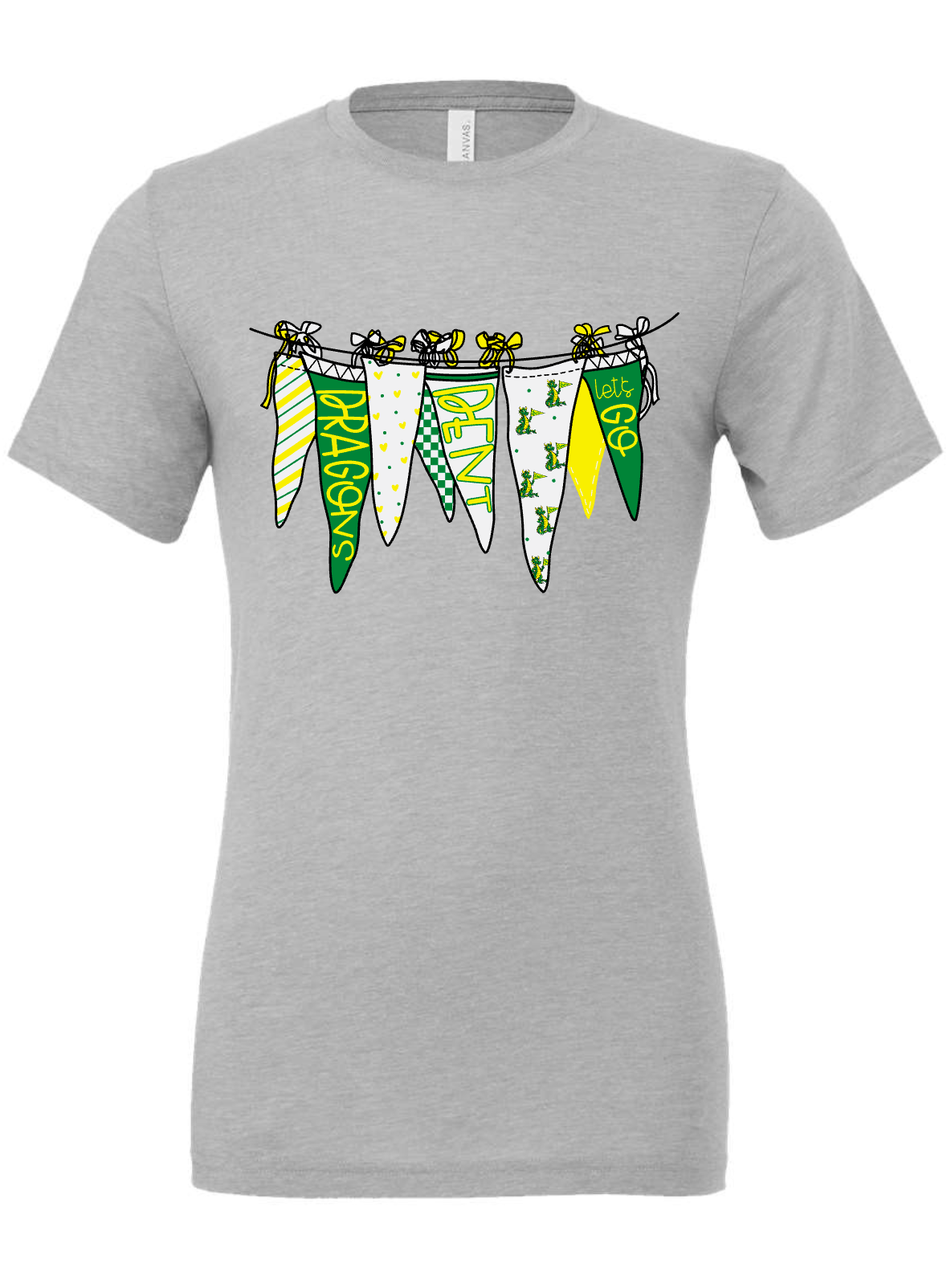 Dent Dragons - Pennant Flag - MULTIPLE SHIRT STYLES