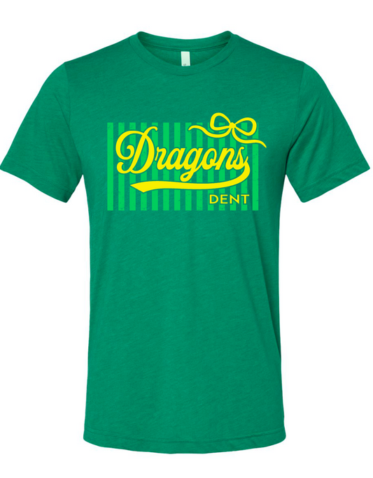 Dent Dragons - Stripes and Bow - MULTIPLE SHIRT STYLES