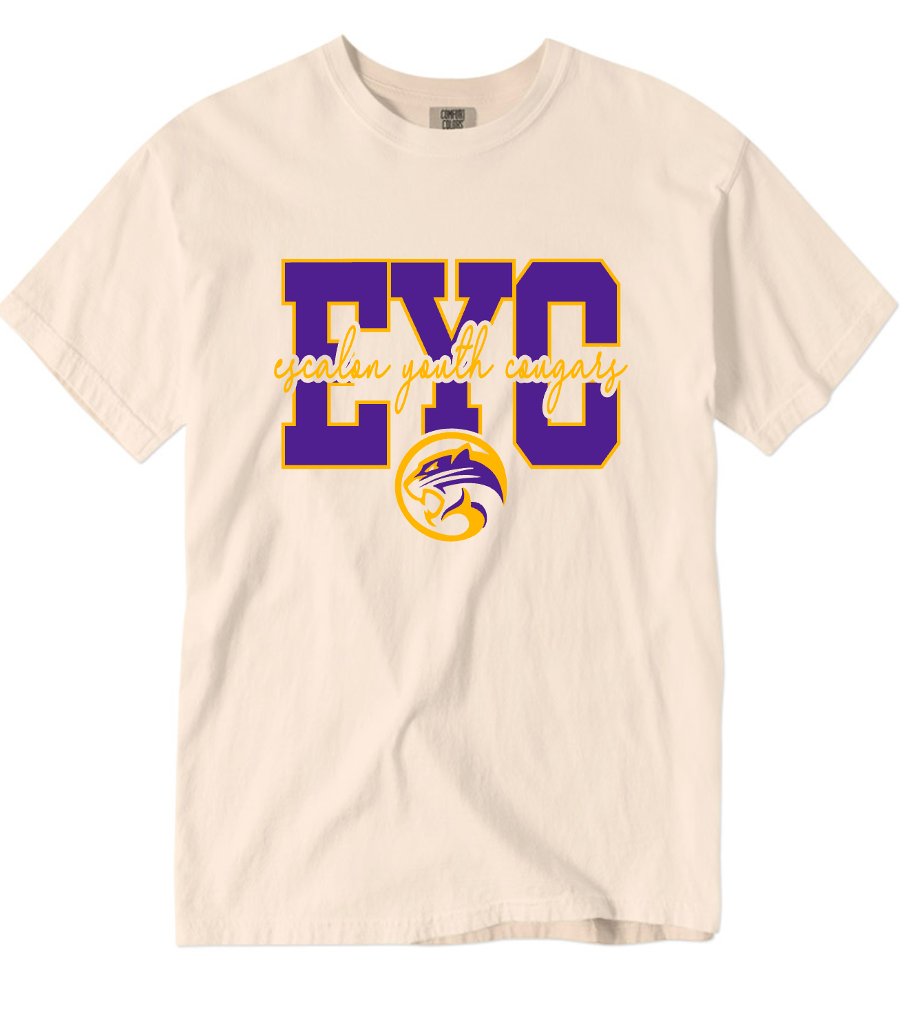EYC - Cursive- CREAM APPAREL - Multiple Shirt Styles