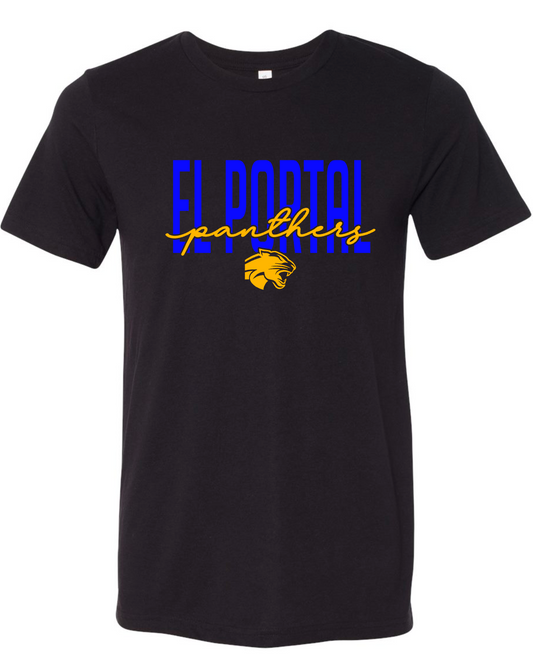 El Portal Panthers - Cursive - MULTIPLE SHIRT STYLES