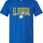 El Portal Panthers - Cursive - BLUE APPAREL - MULTIPLE SHIRT STYLES