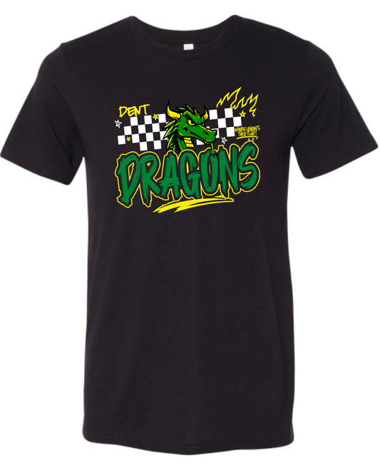 Dent Dragons - Checkered Edgy - MULTIPLE SHIRT STYLES