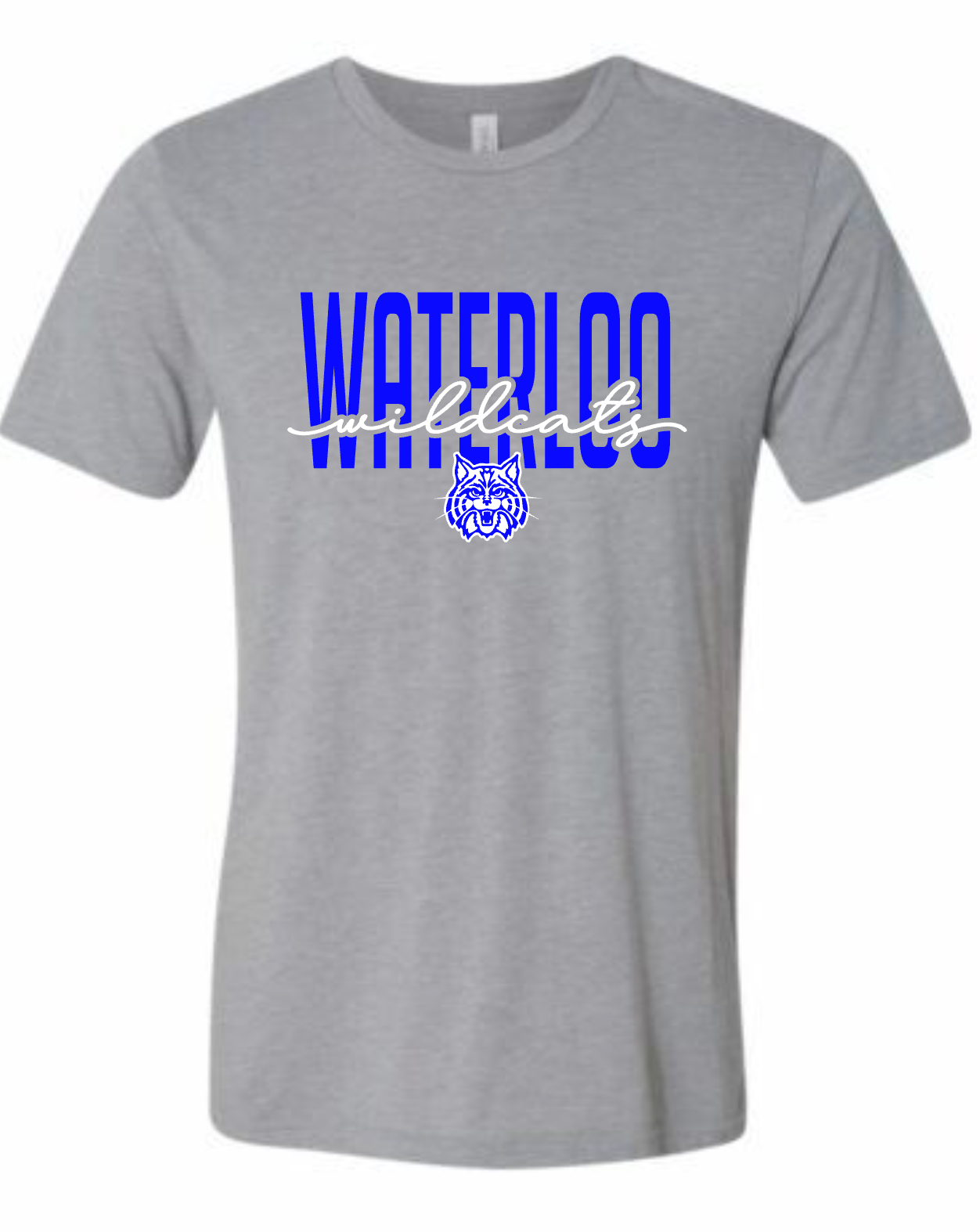 Waterloo Wildcats - Cursive - Multiple Shirt Styles