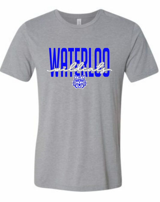 Waterloo Wildcats - Cursive - Multiple Shirt Styles