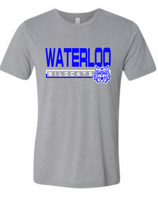 Waterloo Wildcats - Rectangle - Multiple Shirt Styles