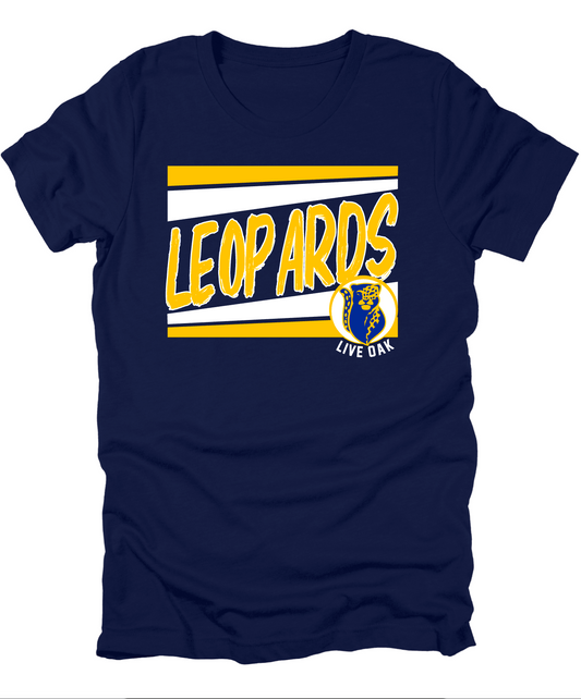 Live Oak Leopards- Angle - Multiple Shirt Styles