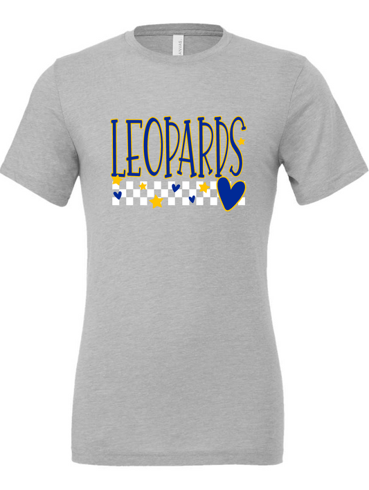 Live Oak Leopards- GIRLY CHECK - MULTIPLE SHIRT STYLES
