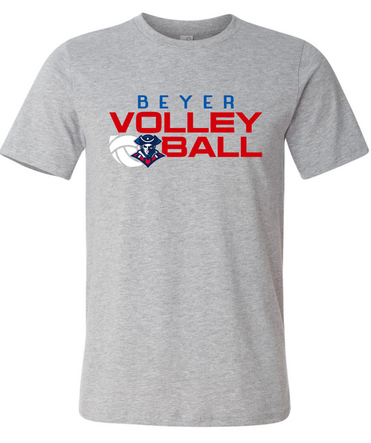 Beyer Patriots - Volleyball Simple - GREY APPAREL -  MULTIPLE SHIRT STYLES