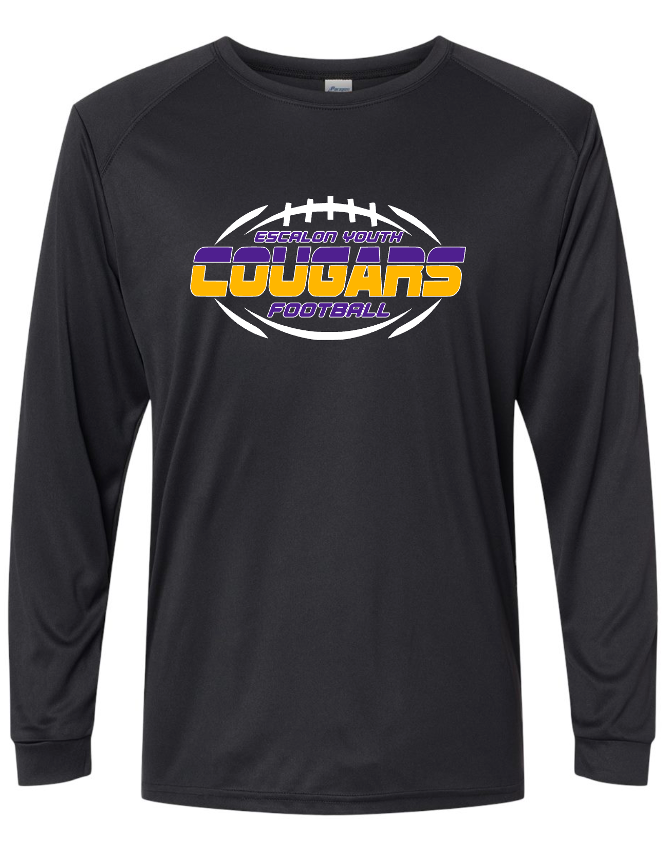 EYC - Football 2 - BLACK APPAREL - Multiple Shirt Styles