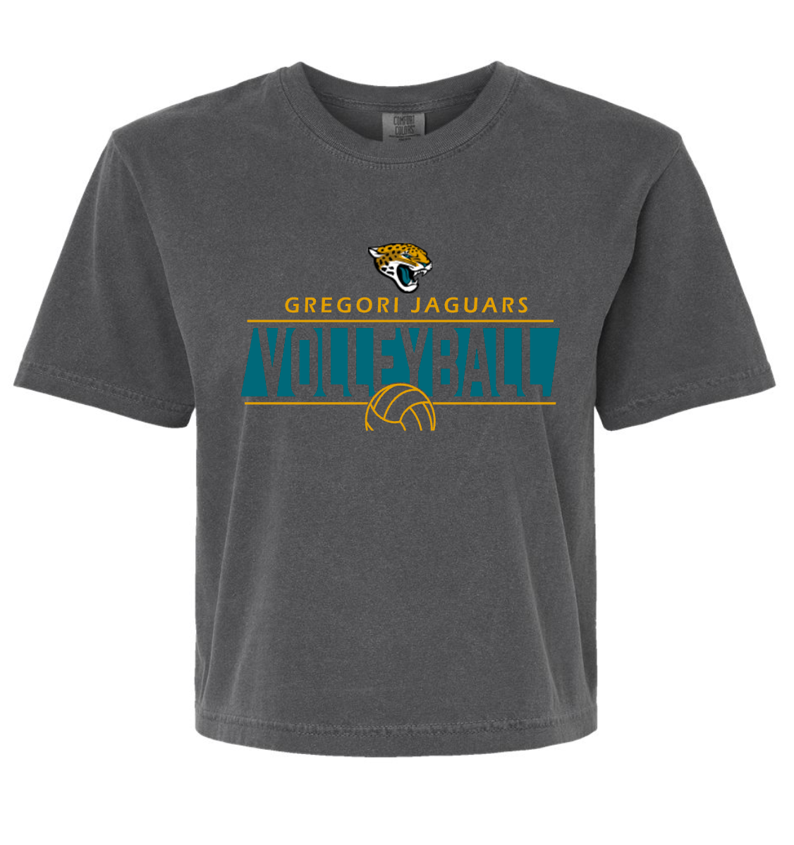 Gregori Volleyball - Volleyball Rectangle - CHARCOAL  APPAREL -  MULTIPLE SHIRT STYLES