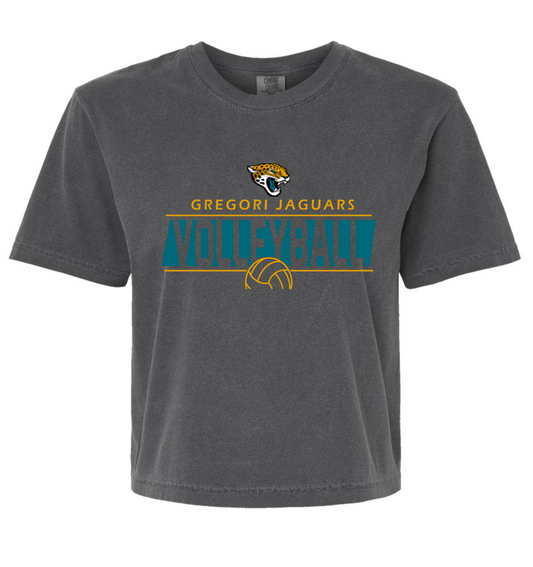 Gregori Volleyball - Volleyball Rectangle - CHARCOAL  APPAREL -  MULTIPLE SHIRT STYLES
