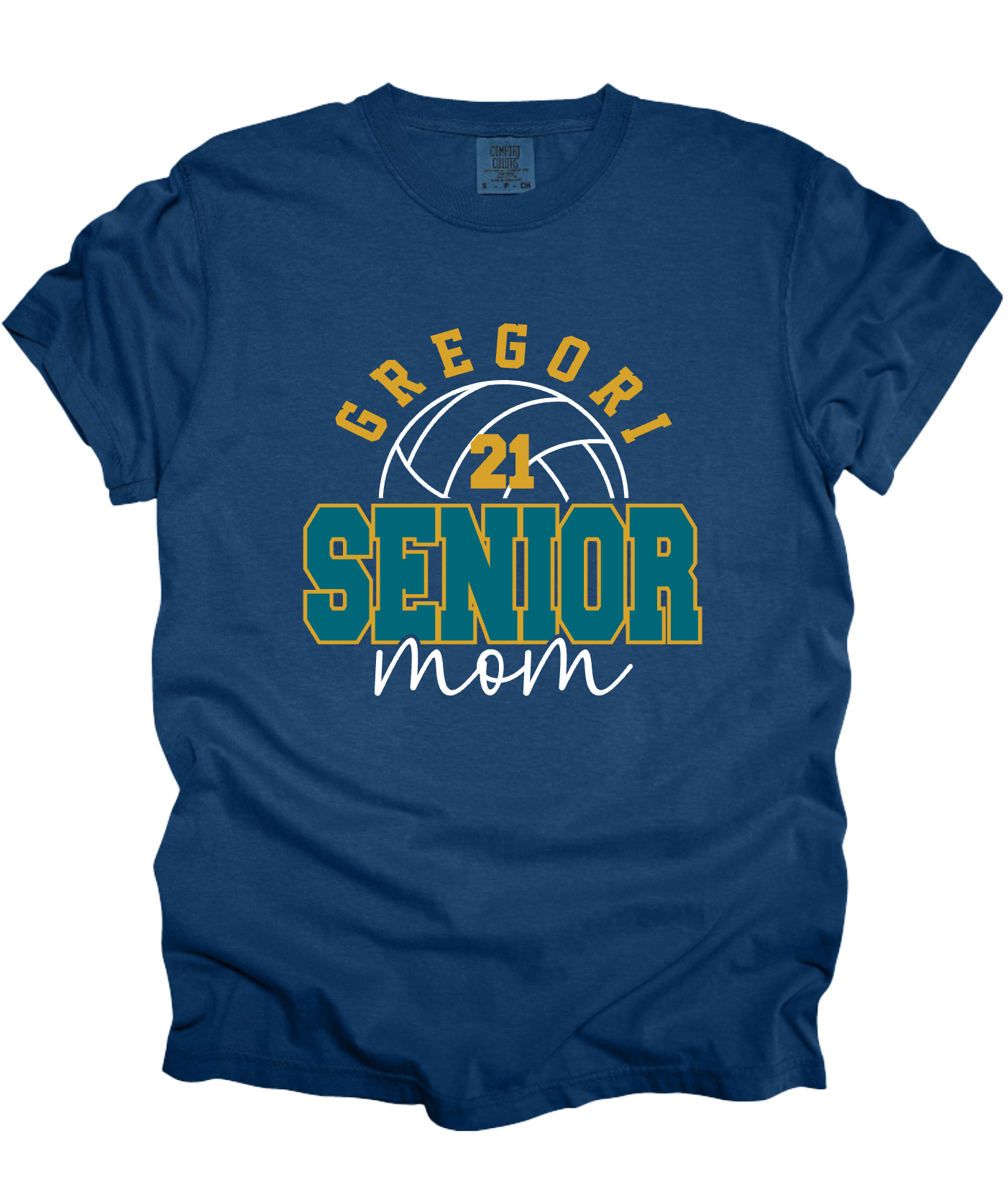 Gregori Volleyball - SENIOR MOM - NAVY APPAREL -  MULTIPLE SHIRT STYLES