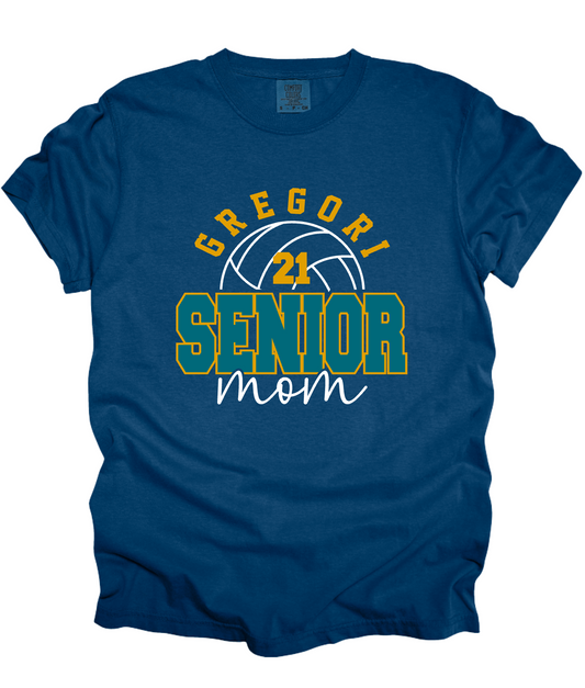 Gregori Volleyball - SENIOR MOM - NAVY APPAREL -  MULTIPLE SHIRT STYLES