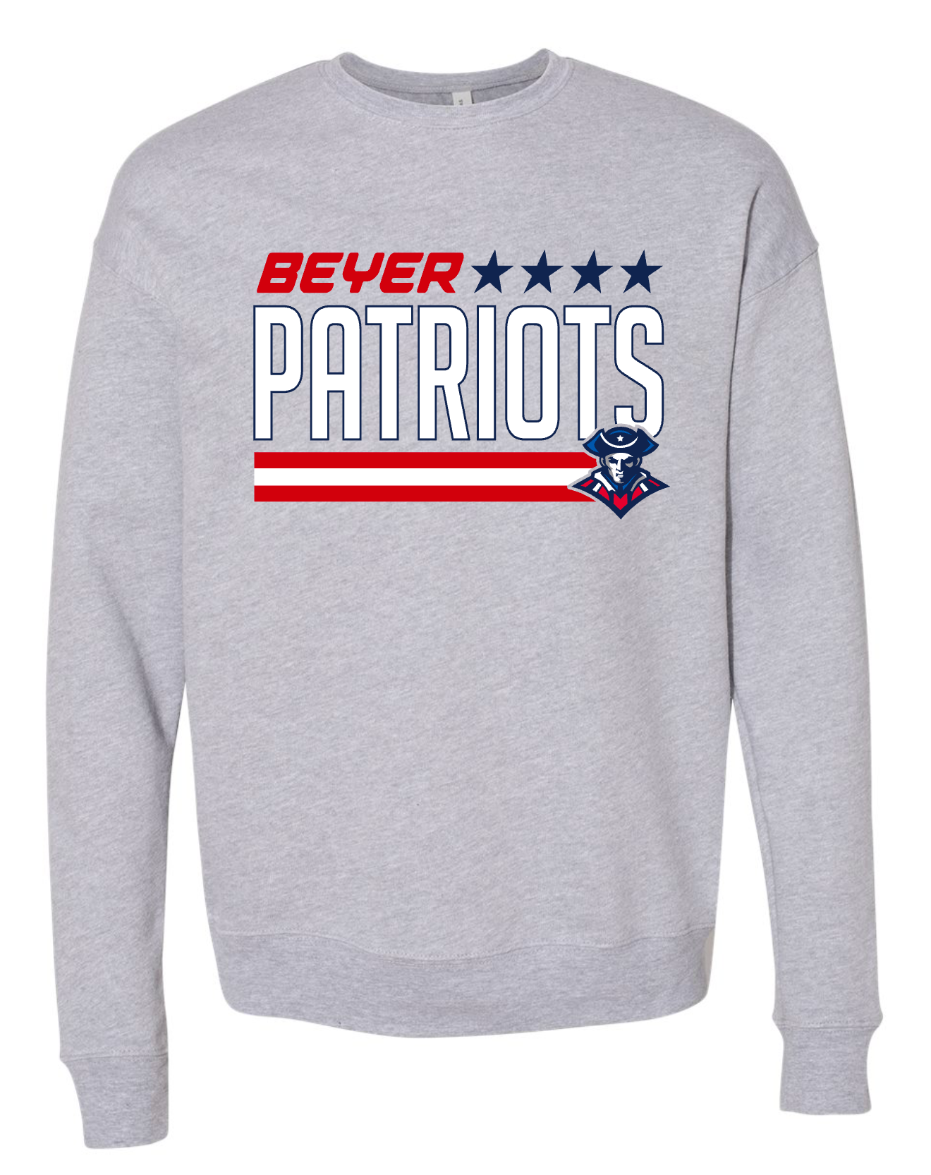 Beyer Patriots - Lines - GREY APPAREL -  MULTIPLE SHIRT STYLES
