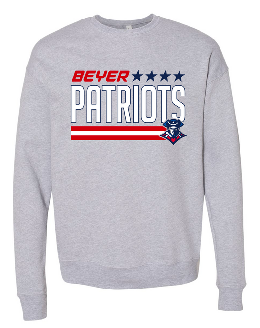 Beyer Patriots - Lines - GREY APPAREL -  MULTIPLE SHIRT STYLES