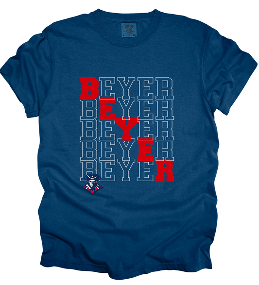 Beyer Patriots - Repeat - Navy APPAREL -  MULTIPLE SHIRT STYLES