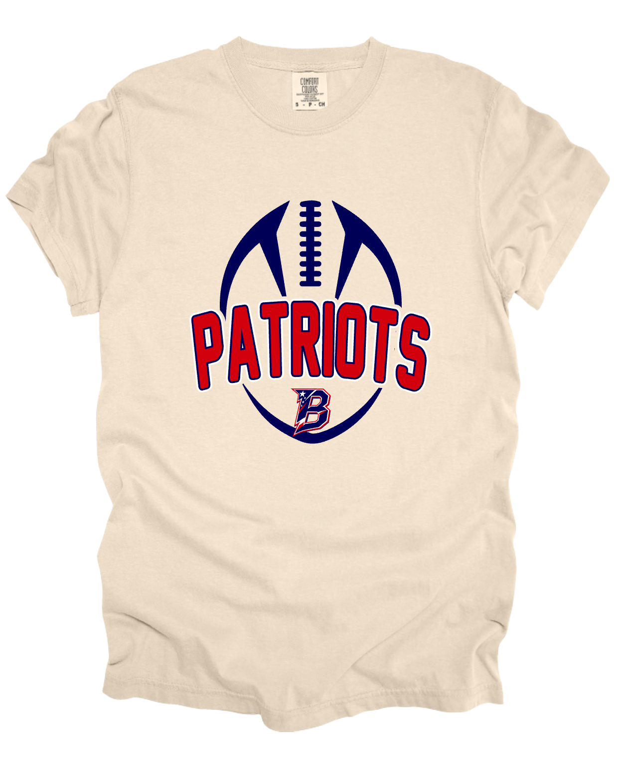 Beyer Patriots - Football- Cream APPAREL -  MULTIPLE SHIRT STYLES