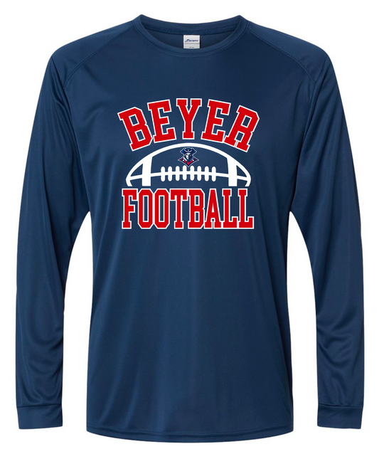 Beyer Patriots -Half  Football - Navy APPAREL -  MULTIPLE SHIRT STYLES