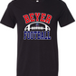 Beyer Patriots - Half Football - BLACK APPAREL -  MULTIPLE SHIRT STYLES