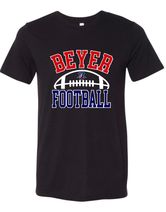 Beyer Patriots - Half Football - BLACK APPAREL -  MULTIPLE SHIRT STYLES
