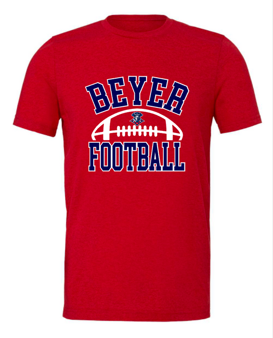 Beyer Patriots - Half Football - RED APPAREL -  MULTIPLE SHIRT STYLES