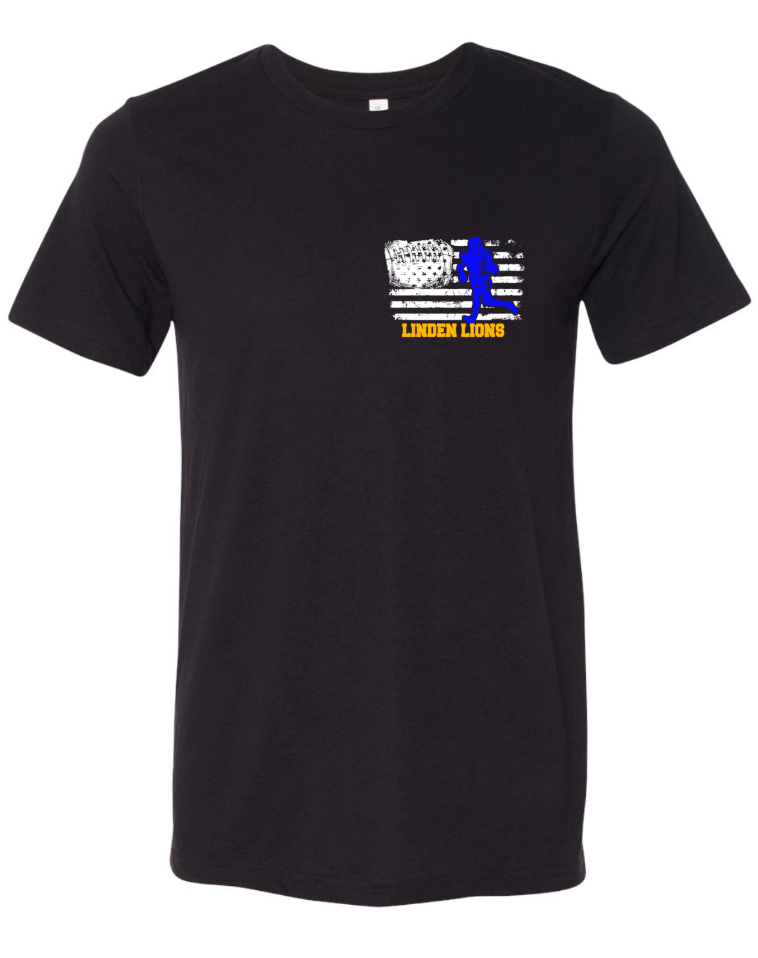 Linden Lions Football __ Flag - CUSTOMIZABLE