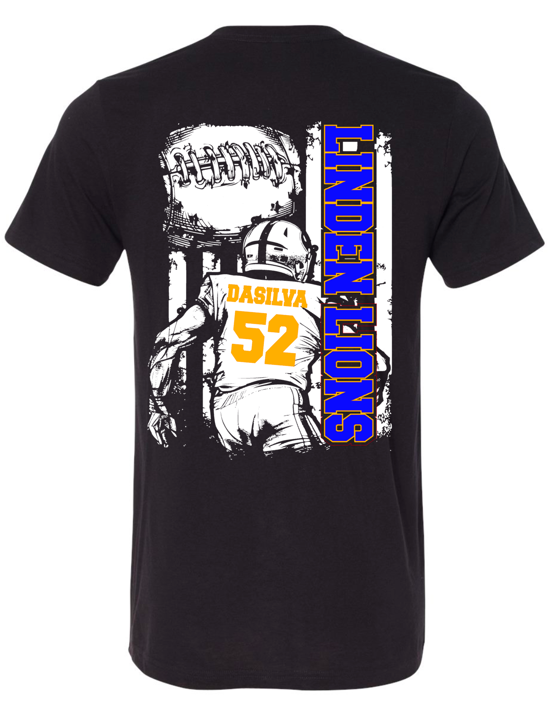 Linden Lions Football __ Flag - CUSTOMIZABLE