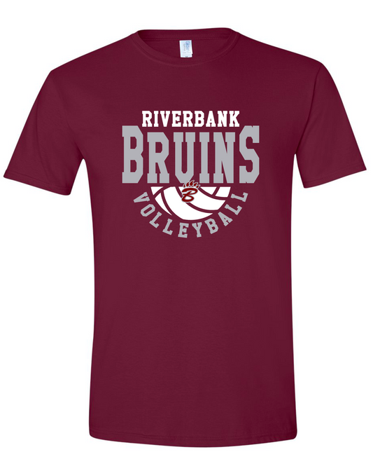 Riverbank Bruins Volleyball - Half Ball  -  MULTIPLE SHIRT STYLES