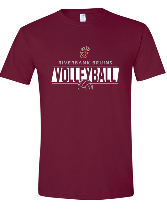 Riverbank Bruins Volleyball - Rectangle  -  MULTIPLE SHIRT STYLES