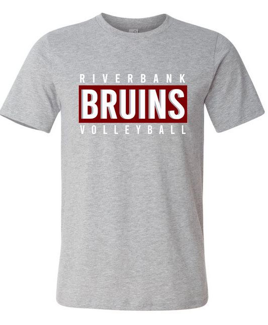 Riverbank Bruins Volleyball - Box  -  MULTIPLE SHIRT STYLES