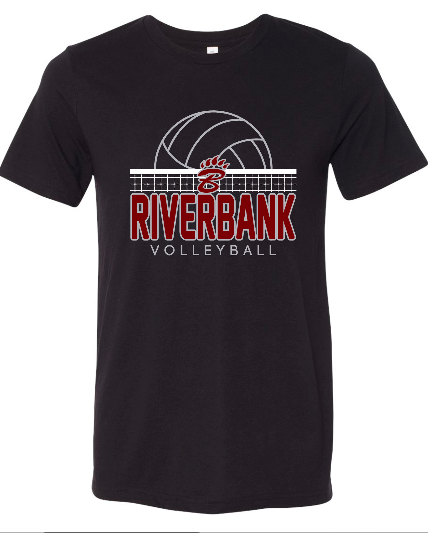 Riverbank Bruins Volleyball - Net & Ball  -  MULTIPLE SHIRT STYLES