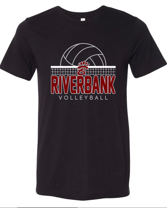 Riverbank Bruins Volleyball - Net & Ball  -  MULTIPLE SHIRT STYLES